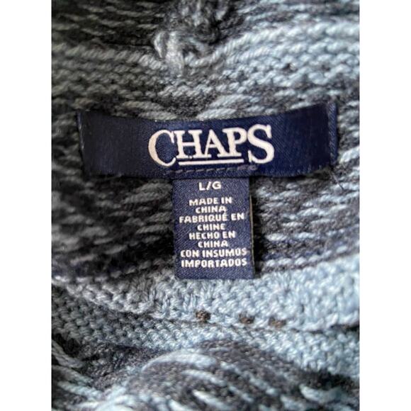 Chaps‎ Fair Isle Cowl Neck Sweater Womens L - Picture 4 of 11